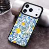 Mediterranean Lemon Phone Case for iPhone 17 16 15 Pro Max Air 14 13 12 11 Plus Shockproof Capa Cover