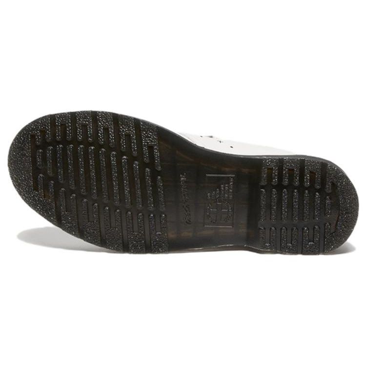 Dr. Martens 1461 Leather Embroidered Design Low-Top Casual Shoes Unisex Casual Shoes White 27851100