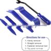 12-in-1 Car Interior Trim Removal Tool Set for Audio, Bumpers, and Dashboards