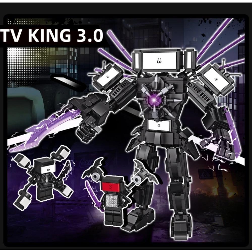 Mutant Titan Camera Man Building Blocks Cartoon or Game Doll Kids Toys Speaker Camera Titan TV Clock Toilet Man Bricks Model