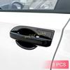 For Honda Civic 11th Glossy Black Car Door Handle Bowl Cup Cover + Strip Trims