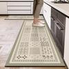 Non-Slip Diatomaceous Earth Kitchen Mat Set - Dirt-Resistant, Easy-Care, Absorbent, Two-Piece Foot Pad Carpet