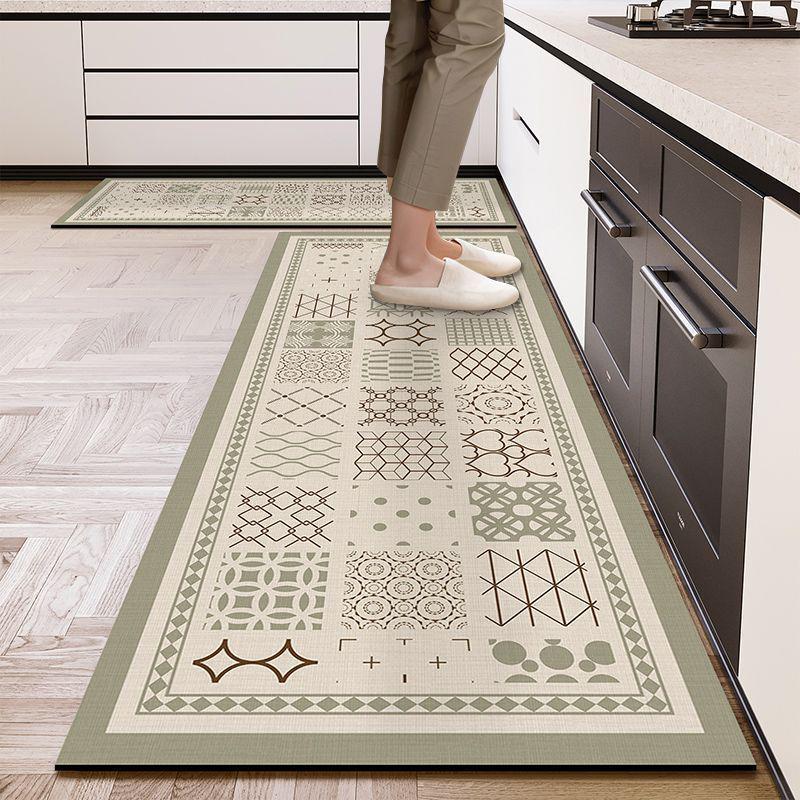 Non-Slip Diatomaceous Earth Kitchen Mat Set - Dirt-Resistant, Easy-Care, Absorbent, Two-Piece Foot Pad Carpet