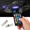 LED Car Interior Ambient Light - Remote Control Wireless Roof & Footwell Decoration (Auto Styling),2pcs.