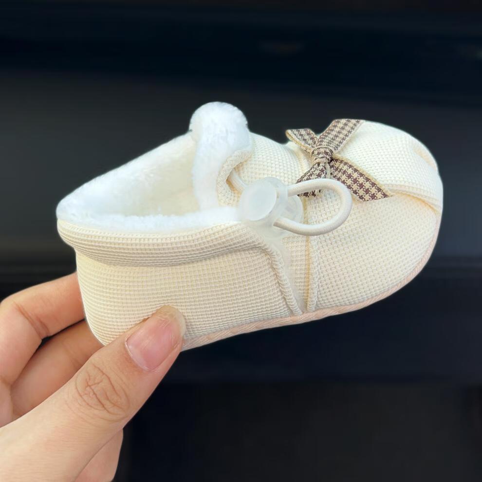 Rutschfeste Winter-Laufschuhe für Säuglinge, Weiche Sohle für Babys 0-12 Monate, Unisex Kleinkind-Schuhüberzieher, Sicherer Halt für Jungen & Mädchen