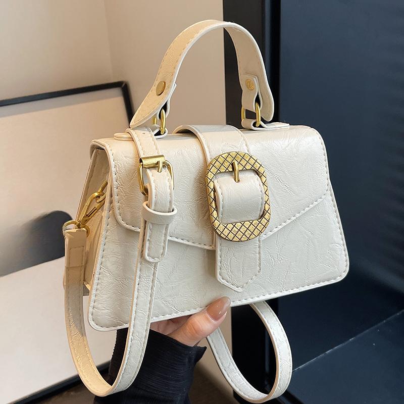 

Small Bag Women s High End Niche Saddle Bag Stripes Single Shoulder Crossbody Bag Trendy