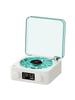 The Waves Vinyl Player Bluetooth Speaker White Noise Retro Turntable Speaker Sleep Aid Vitrola Shaped Speaker with RGB Light