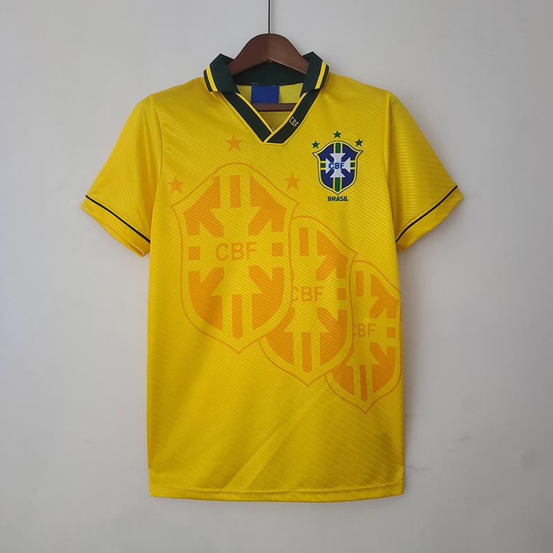 Vintage Brazil national team jersey No. 10 Neymar No. 11 Romario No. 9 Ronaldo football jersey