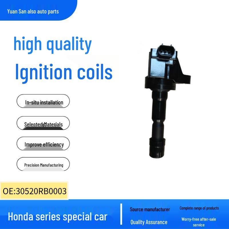Compatible Ignition Coil for Honda Fit Fengfan Concept S1 30520RB0003 30520RB0S01 4 Cylinder