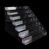 2/3/4/5/6/7 Layers Nail Polish Display Stand Clear Cosmetic Display Rack Holder Essential Oil Bottle Organizer Storage