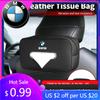 BAGV1 Car Sticker Hot For Car Seatback Tissue Box Armrest Paper Napkin Storage Bag Accessories For BMW E90 E60 E46 E39 F30 F10 E87