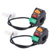 2Pcs Electric Bicycles Scooters Universal 3?in?1 Lights Turn Signals and Horn Switches