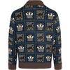 adidas Originals FW25 Pletený svetr bunda Rok Králíka Limitovaná edice CNY Nový rok Límec Polo Sportovní Volný Dlouhý rukáv Pletený top KT0715