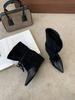 Inner height increase and thin short boots autumn and winter new simple design retro pleated stacking boots short boots