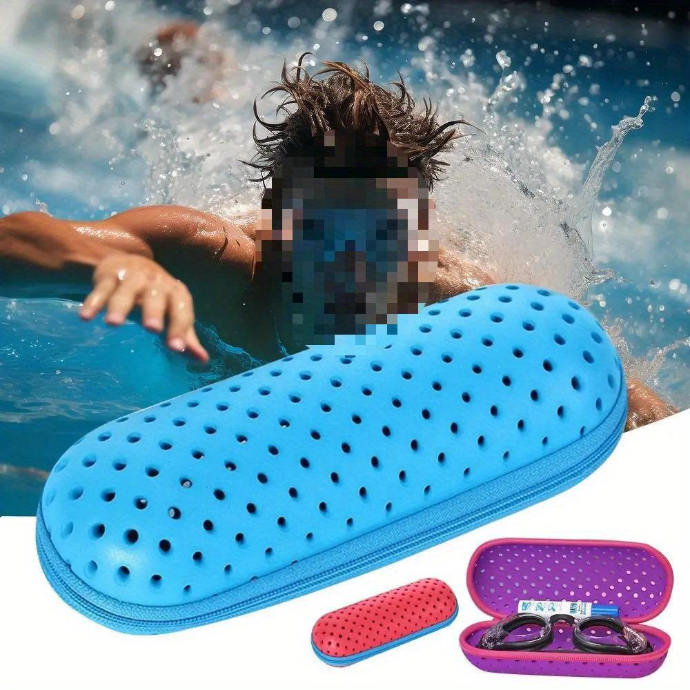 Swimming Goggles Storage Box Protective Cover Soft Glasses Box Swimming Equipment Breathable Eyewear Protector Students