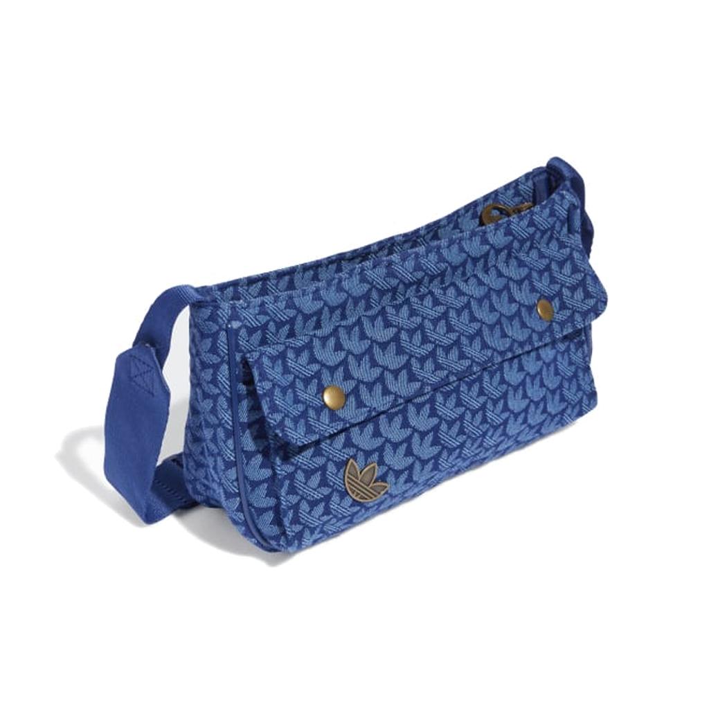 New Adidas Cotton Sports Bag, Shoulder Bag Women's Blue IC2141