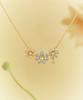 Lola Rose Daisy Citrine Triple Flower Pendant Women'S Necklace