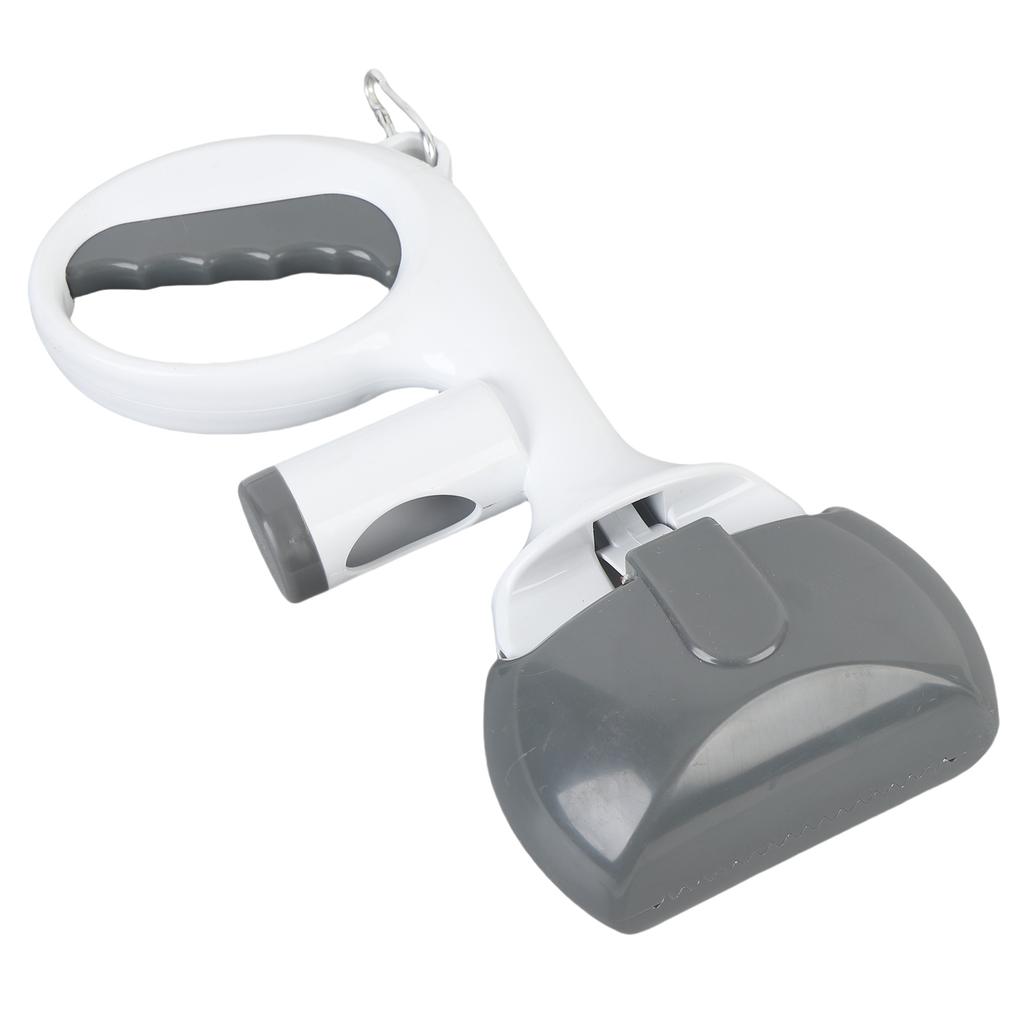 Portable Dog Waste Picker Pet Poop Grabber Cleaning Tool for Outdoor Walking Camping Picnic Grey