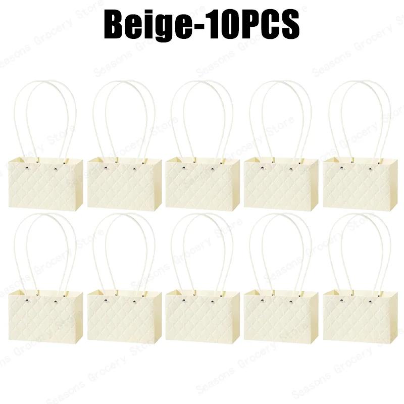 2026 New Reusable Waterproof Flower Tote Bag Eco Friendly Wedding Party Favors Gift Box Portable Bouquet Packaging Decorations