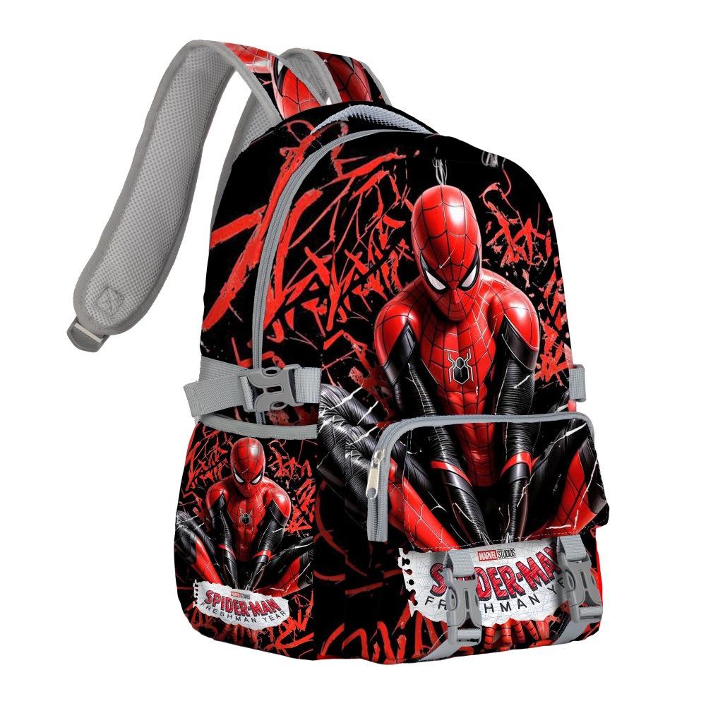 Fully Printed Marvel Schoolbag Student Backpack Large Capacity Breathable Back Protection Burden Reduction Computer Backpack