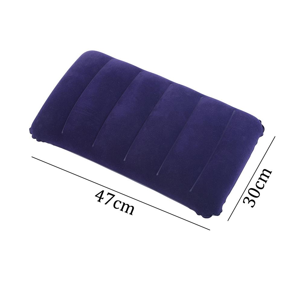 47x30cm Inflated Pillows Portable Ultralight Camping Sleep Outdoor Activity Travel Office Beach Car Plane Head Rest Recliner Cushion Pad