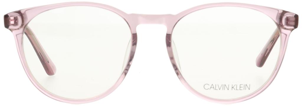 Calvin Klein Eyeglasses Frame Size 535 Crystal CK19556A-53 - Mauve/Rose