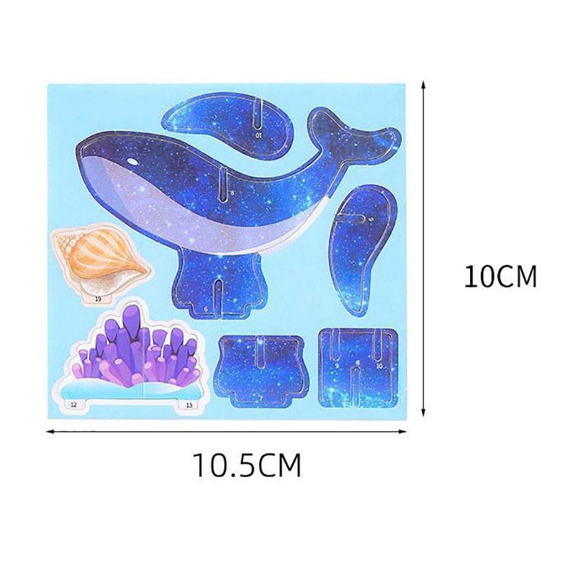 4 Set 3D Açılır Kart Yapboz Kiti - Kendin Yap Montaj El İşi, Çocuklar İçin Eğitici Yapım Oyuncağı, Eşsiz Öğrenci Hediye Fikri