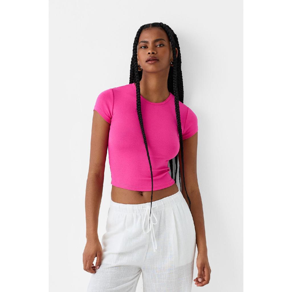 Tricou cu maneca scurta cu decolteu