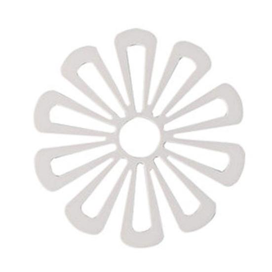 Placemats Hollow Out Design Heat-resistant Exquisite Flower Shape Bowl Mats for Tabletop