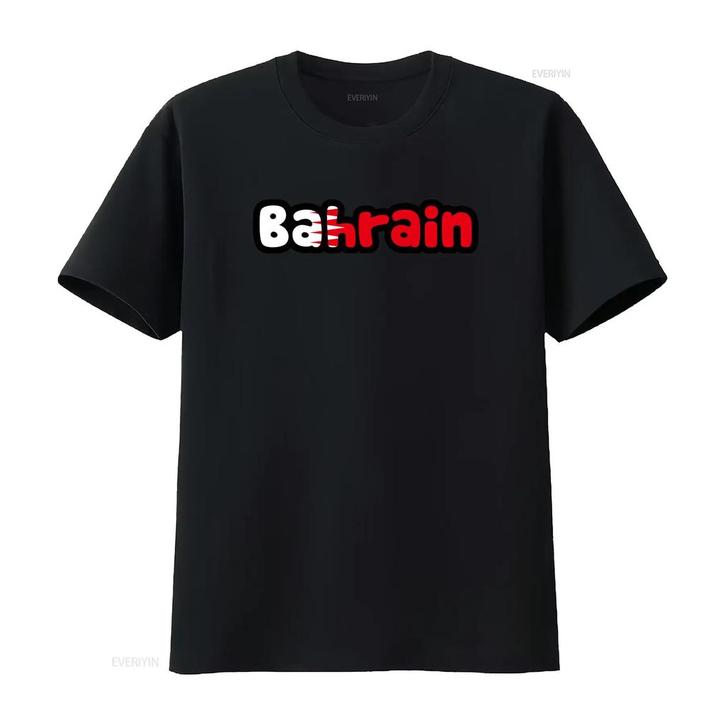 Bahrein Vlag Volwassenen Mannen T-shirt Stijlvol Patriottisch Ontwerp vintage Gewassen mode homme Ademend Zacht designer kleding