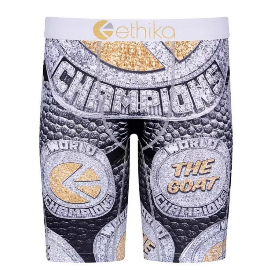 

Чоловіча дихаюча квадратна білизна ETHIKA: Модні спортивні труси з принтом, плавки для фітнесу, пляжні штани. L EU size (140-160 jin)