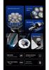 9D Electric Shaver for Men: Waterproof Razor with Digital Display, Magnetic Blade, Bald Head & Beard Trimmer