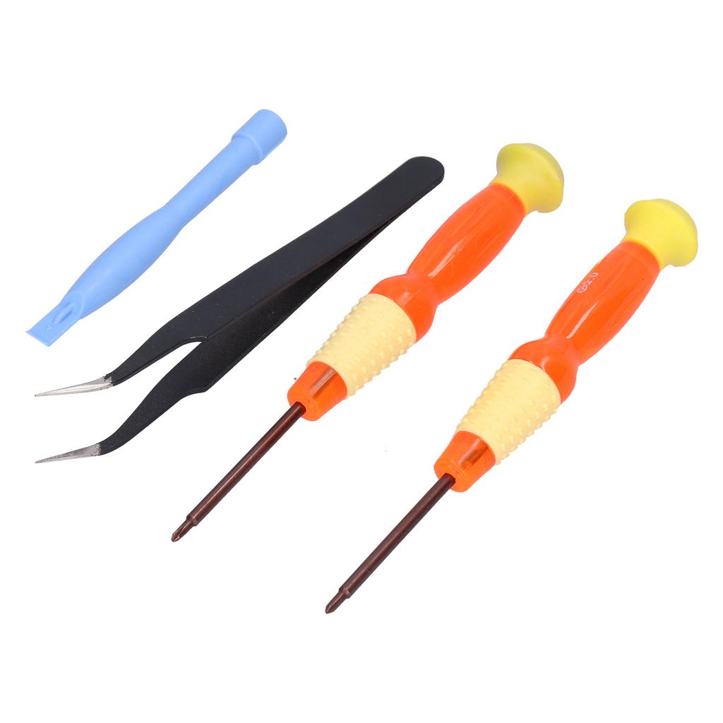 Joystick Replacement Tool Console Repair Kit with 3D Analog Joystick Screwdrivers Tweezers for NSwitch Controller(White