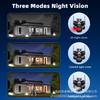 Full-Color Night Vision 6-Lens 5-Axis Gimbal 10x Zoom WiFi Outdoor Waterproof Bullet PTZ Surveillance Camera