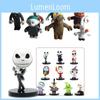 Entzückendes Jack Skellington Figurenset mit Nightmare Before Christmas Charakterpuppen für Kinder und Sammler
