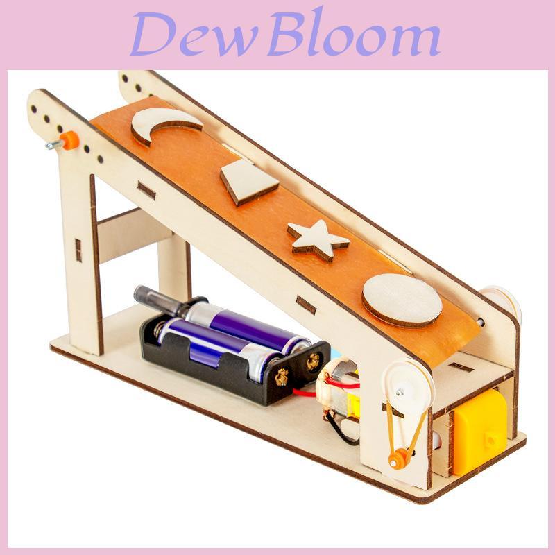 Science Educational Toy Kit For Kids With Diy Mechanical Conveyor Belt Model For Handson Learning