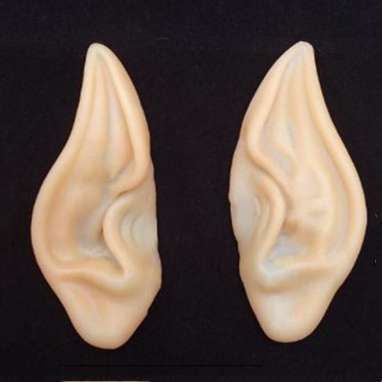 

Косплей вечеринка, эльфийские уши, гоблинские уши, белый трикотаж, хоббит, зомби, эльфийские уши