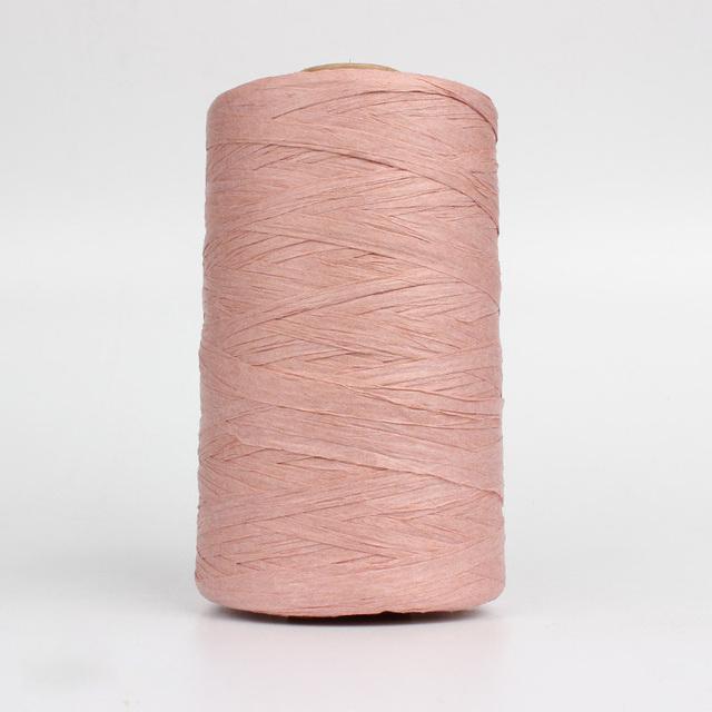 280-300 Meters Raffia Yarn For Hand Knitting Summer Raffia Straw Hats Bags Crochet Yarn Handmade Craft Knit Yarn Thread 24 Color