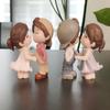 Couple Lovers Decorative Doll Figure 4-piece Set