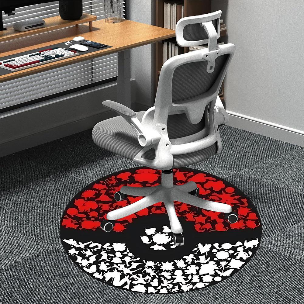 

1pc PokémonChair Carpet for Office, Non-slip, Soft and Durable Office Rug for Interior Decoration, Perfect for Office yy250925189 80cm by 80cm
