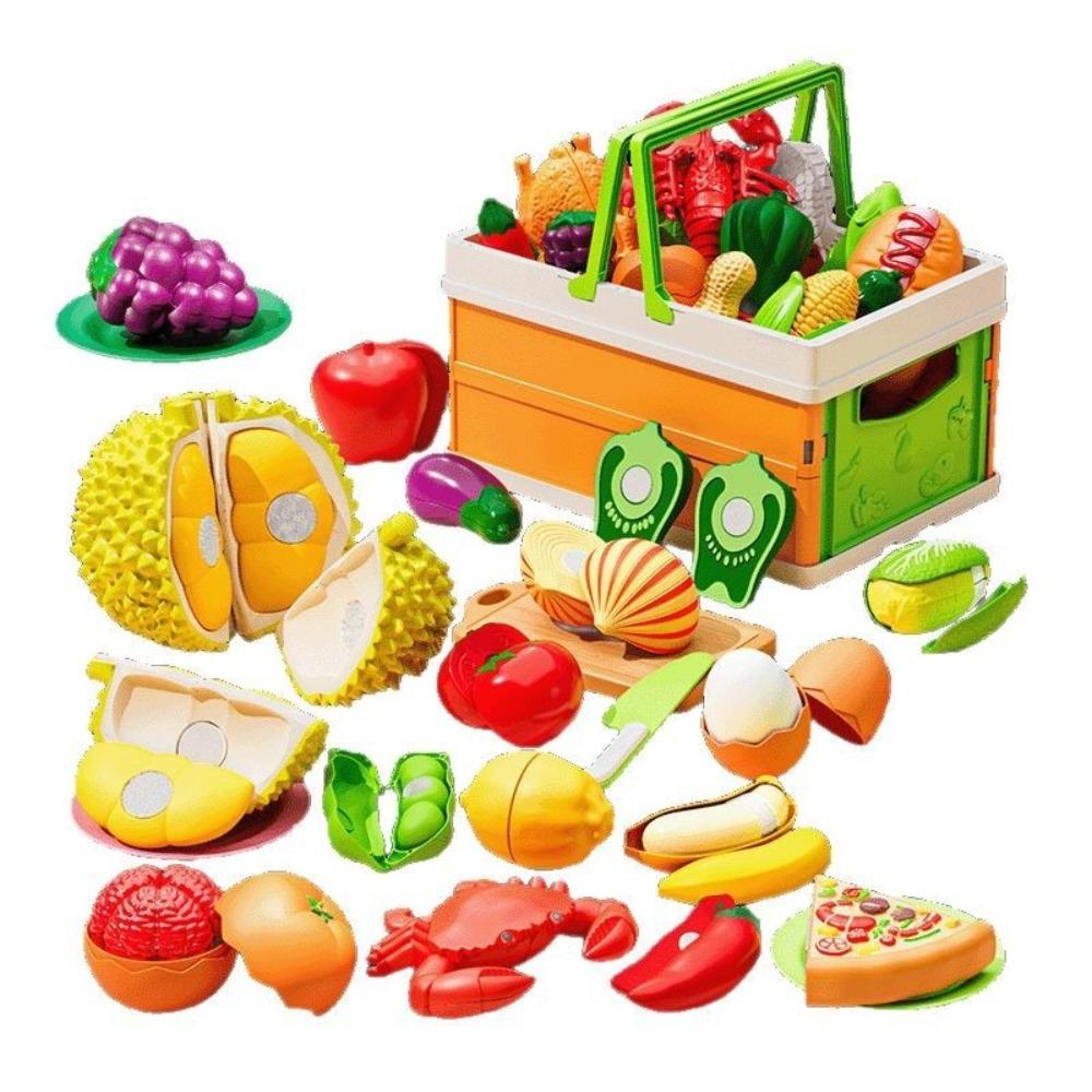 Role Play Simulated Vegetable Toy Simulated Food Kids Kitchen Toy  Cooking Accessories