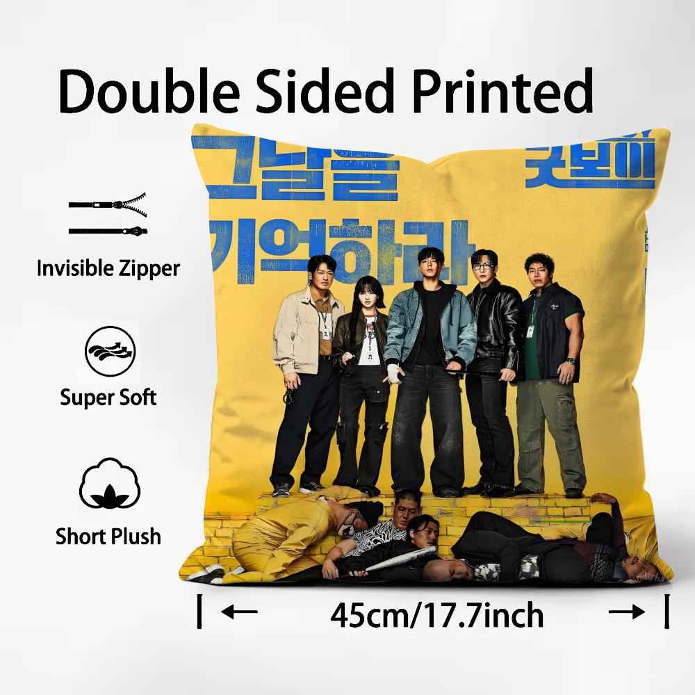 G-Good Boy Hot Kdrama Cushion Cover Pattern Printed Pillowcase for Living Room Sofa Cushion Cover & Bedroom Decor