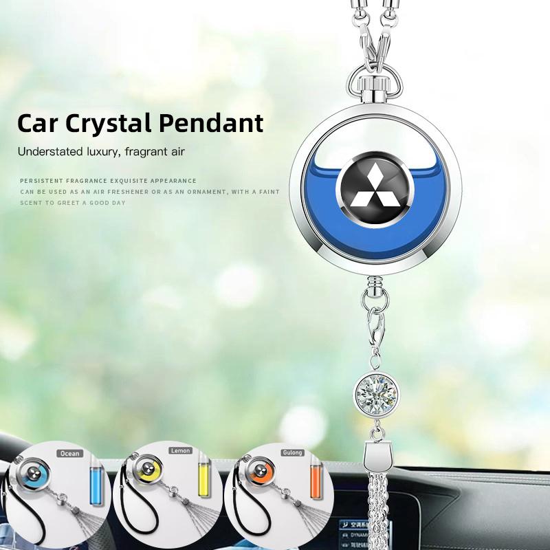 Car Perfume Pendant Freshener Hanging Perfume High-end Interior For Mitsubishi Eclipse Lancer Outlander Pajero ASX Colt I200 Ex WM1