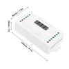 Mini 4CH Digital Display Decoder 15 Built in Effects DC9 to 24V Decoder Controller for RGBW LED Lights