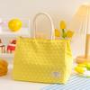 Nueva Moda Sencilla Gran Capacidad Impermeable Bolsa de Almuerzo Portátil Caja de Almuerzo Bolsa Térmica Aislante para Oficinistas