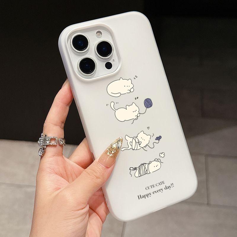 Cartoon Cute Cat Pattern Phone Case For Xiaomi Mi Poco X7 X6 X5 M6 Pro 4G 5G Mi 15T Pro Shockpoof Protection Soft Cover POCO X6
