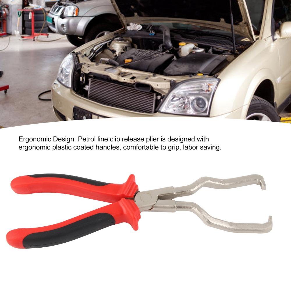 Ergonomic Electrical Disconnect Pliers Stainless Steel Fuel Pipe Plier  Pipe Clip Repair