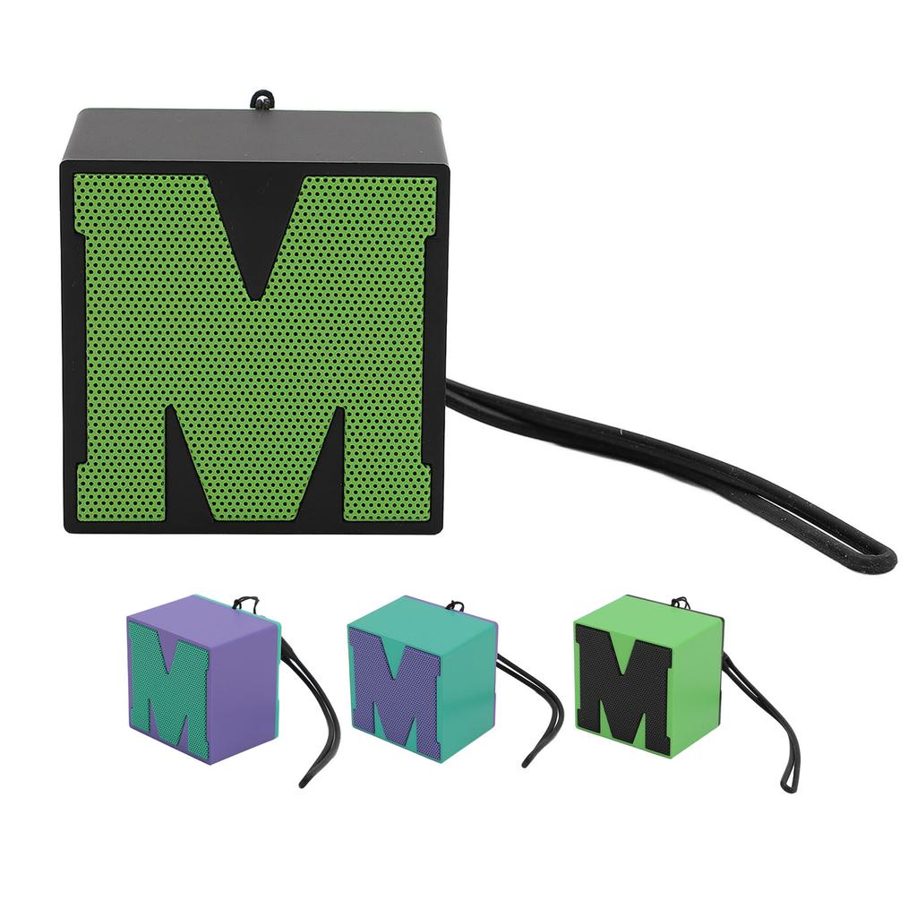 Wireless Miniature Bluetooth 5.4 Speaker IP54 Water Proof 6 Hours Playtime Noise Reduction Lanyard P