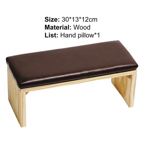 Nail Pillow Double-layer Long Lifespan Wood Manicure Arm Rest Cushion for Women