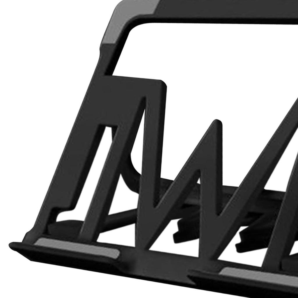 Adjustable Laptop Stand Support Bracket Metal Folding Notebook Riser Simple to Open and Assemble